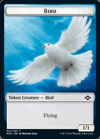 Bird Token // Food Token (#17) [Modern Horizons 2 Tokens]