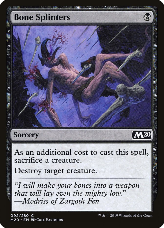 Bone Splinters [Core Set 2020]