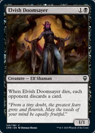 Elvish Doomsayer [Commander Legends]