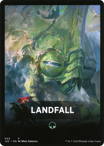 Landfall Theme Card [Jumpstart 2022 Front Cards]