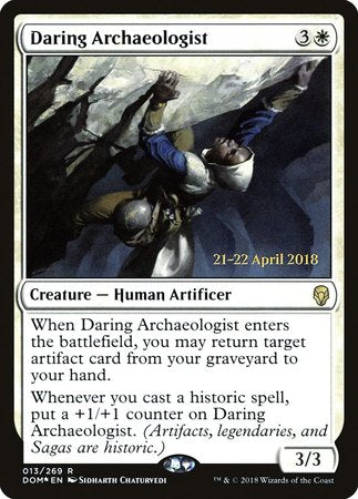 Daring Archaeologist [Dominaria Promos]