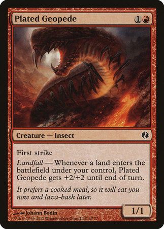 Plated Geopede [Duel Decks: Venser vs. Koth]