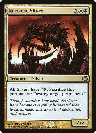 Necrotic Sliver [Premium Deck Series: Slivers]