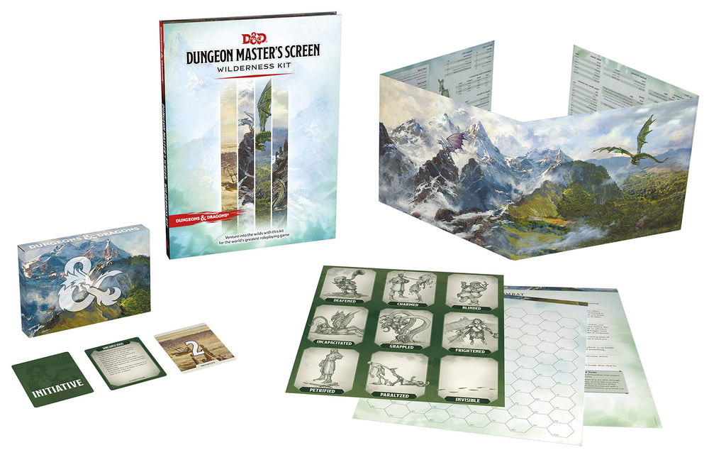 D&D - Dungeon Master's Screen - Wilderness Kit