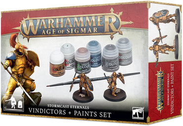 Warhammer AOS - Stormcast Eternals Vindctors & Paint Set