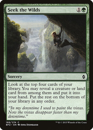 Seek the Wilds [Battle for Zendikar]