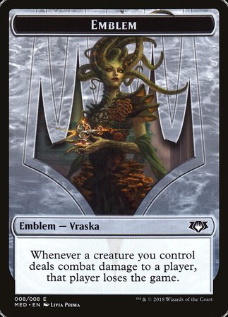 Emblem - Vraska, Golgari Queen [Mythic Edition Tokens]