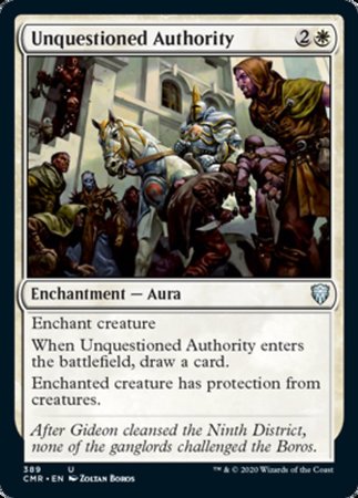 Unquestioned Authority [Commander Legends]