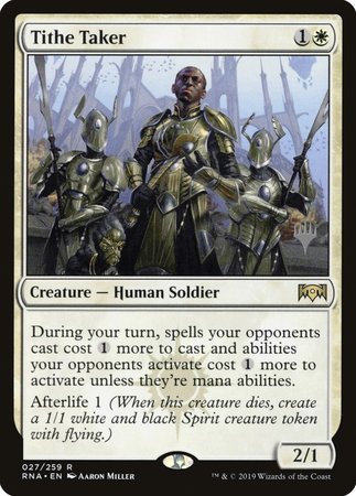 Tithe Taker [Ravnica Allegiance Promos]