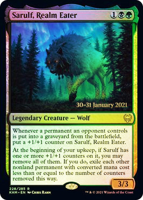 Sarulf, Realm Eater  [Kaldheim Prerelease Promos]