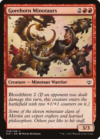 Gorehorn Minotaurs [Archenemy: Nicol Bolas]