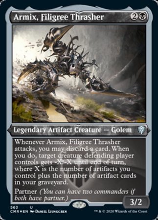 Armix, Filigree Thrasher (Foil Etched) [Commander Legends]