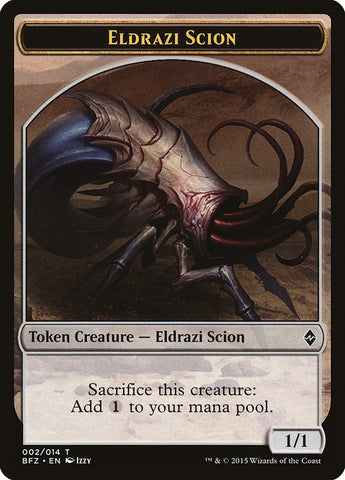 Eldrazi Scion (002/014) [Battle for Zendikar Tokens]