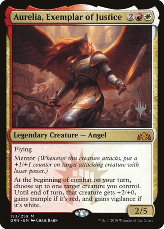 Aurelia, Exemplar of Justice [Guilds of Ravnica Promos]