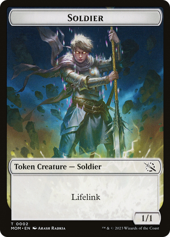 Soldier // Thopter Double-Sided Token [March of the Machine Tokens]