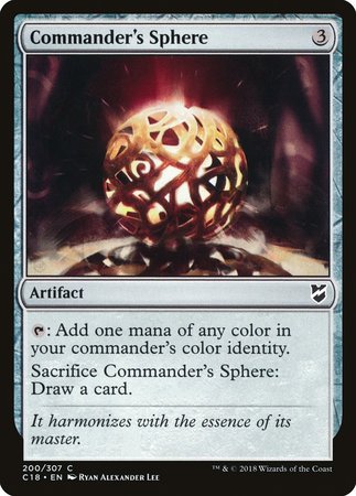 Commander's Sphere [Commander 2018]