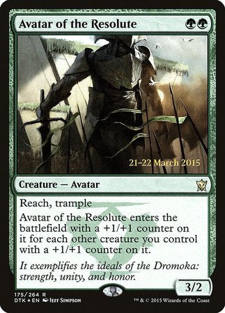 Avatar of the Resolute [Dragons of Tarkir Promos]