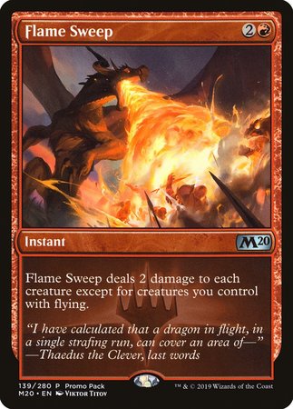 Flame Sweep [Core Set 2020 Promos]