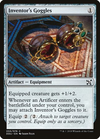 Inventor's Goggles [Duel Decks: Elves vs. Inventors]