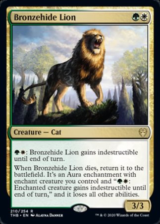 Bronzehide Lion [Theros Beyond Death]