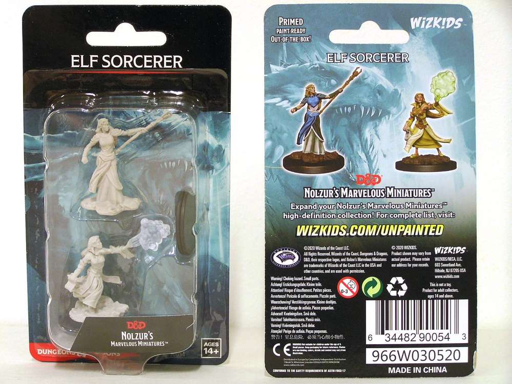 D&D - Nolzur's Marvelous Miniatures - Elf Sorcerer