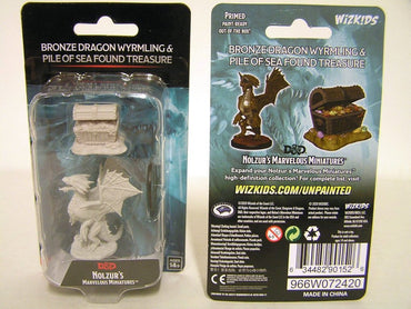 D&D - Nolzur's Marvelous Miniatures - Bronze Dragon Wyrm. & Treasure