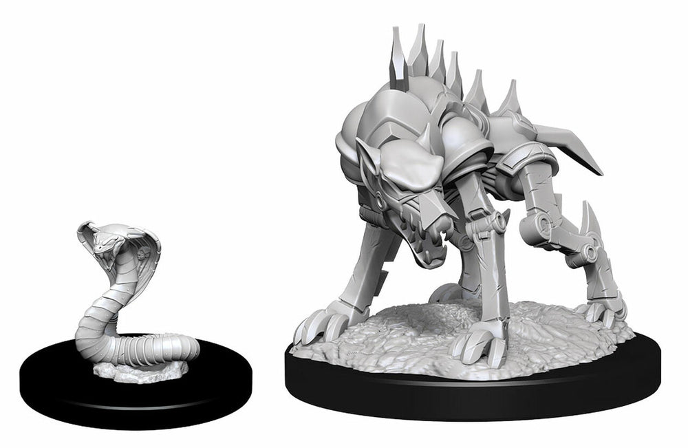 D&D - Nolzur's Marvelous Miniatures - Iron Cobra & Iron Defender