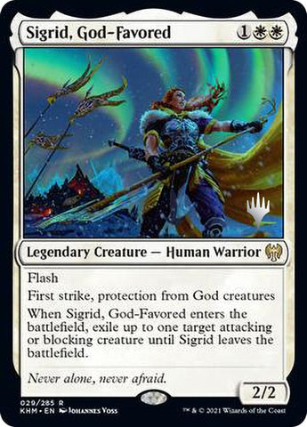 Sigrid, God-Favored [Kaldheim Promo Pack]