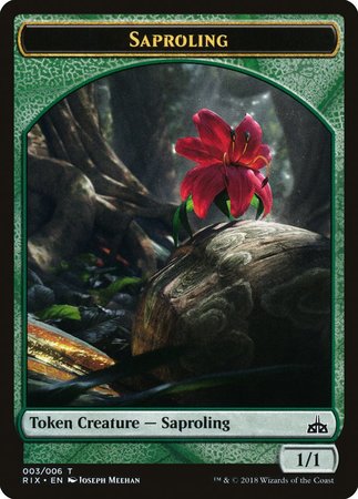 Saproling Token (003) [Rivals of Ixalan Tokens]