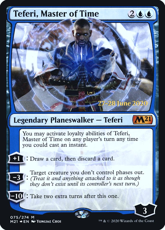 Teferi, Master of Time  [Core Set 2021 Prerelease Promos]