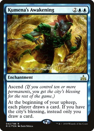 Kumena's Awakening [Rivals of Ixalan Promos]