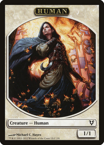 Human (2/8) [Avacyn Restored Tokens]