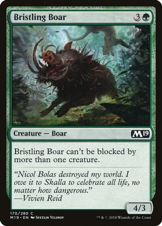 Bristling Boar [Core Set 2019]