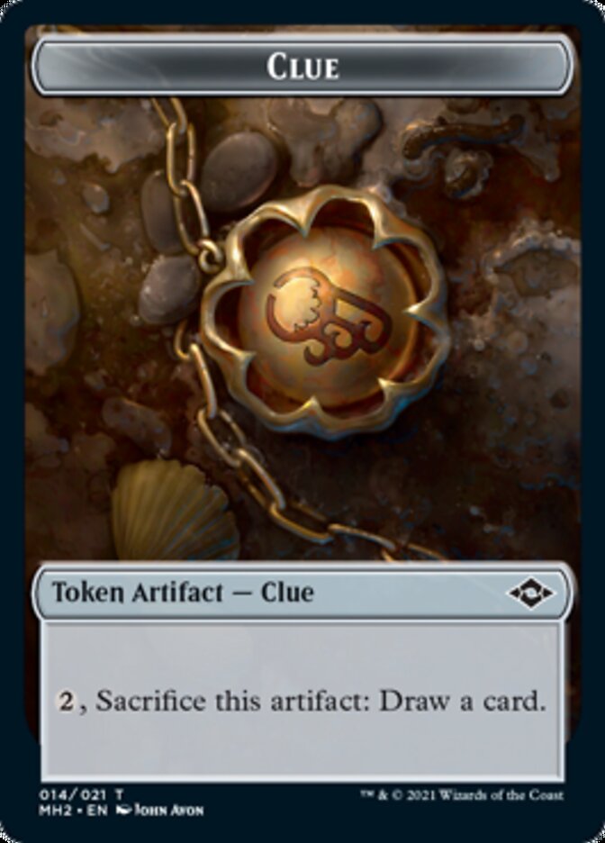 Clue Token (#14) [Modern Horizons 2 Tokens]