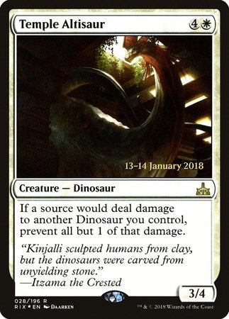 Temple Altisaur [Rivals of Ixalan Promos]