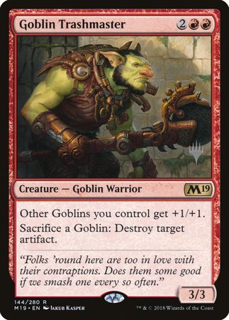 Goblin Trashmaster [Core Set 2019 Promos]