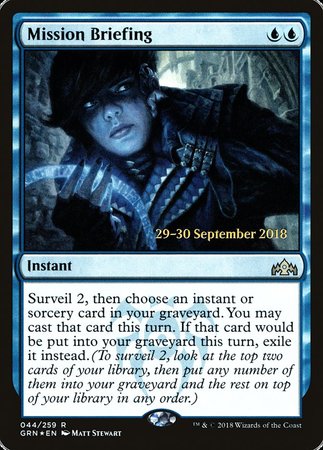 Mission Briefing [Guilds of Ravnica Promos]