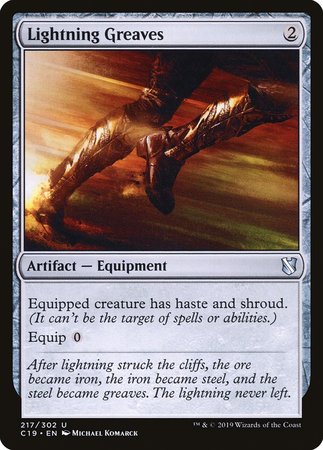 Lightning Greaves [Commander 2019]