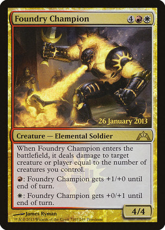 Foundry Champion [Gatecrash Promos]