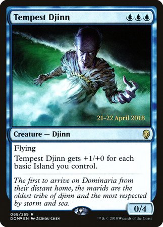 Tempest Djinn [Dominaria Promos]