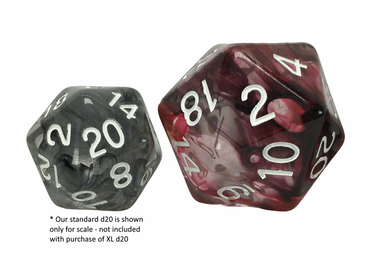 R4I - Dice - XL D20 - Bloodstone