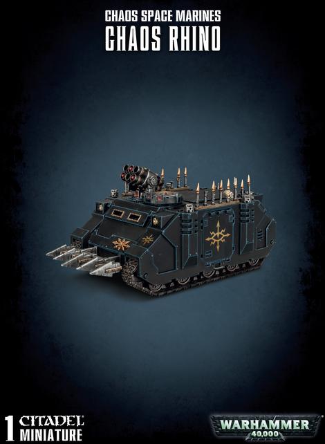 Warhammer - Chaos Space Marines - Chaos Rhino