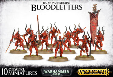 Warhammer AOS - Daemons of Khorne Bloodletters