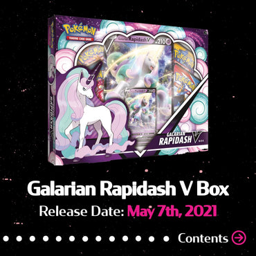 Pokemon - Galarian Rapidash V - Box