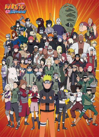 Puzzle: Naruto "Never Forget your Friends" (1000 Piece)