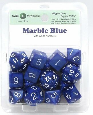 R4I - Dice - Marble Blue (15)