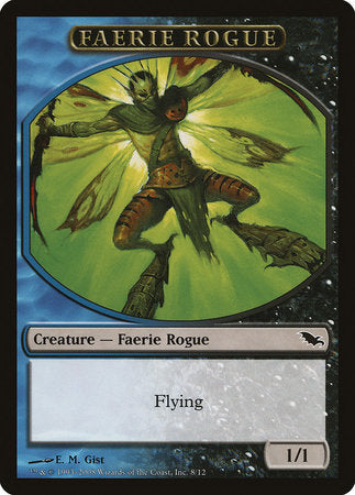 Faerie Rogue Token (Blue/Black) [Shadowmoor Tokens]