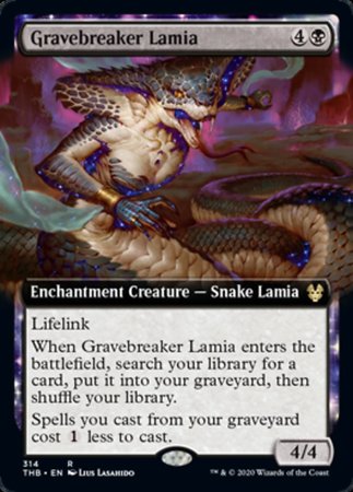 Gravebreaker Lamia (Extended Art) [Theros Beyond Death]