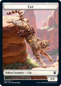 Cat // Insect Double-sided Token [Zendikar Rising Tokens]