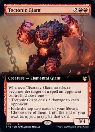 Tectonic Giant (Extended Art) [Theros Beyond Death]